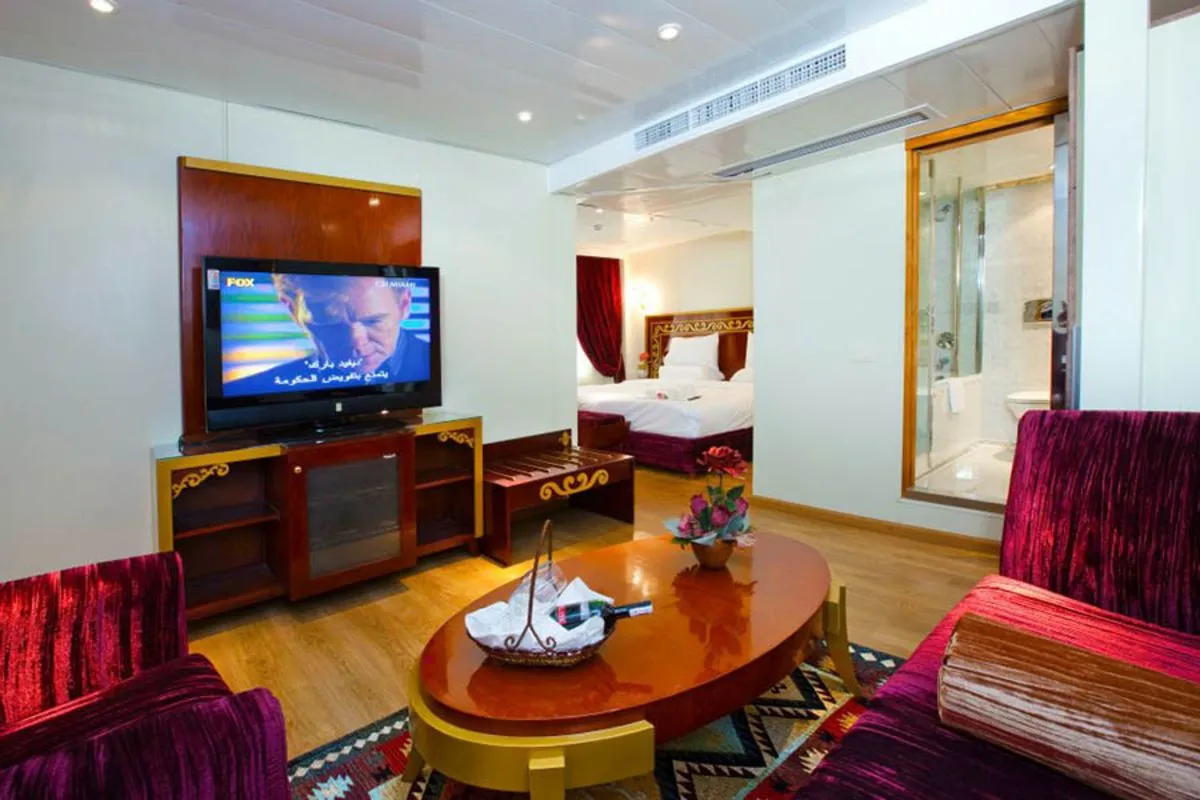 Cabin aboard the Al Hambra Nile Cruise Nile cruise